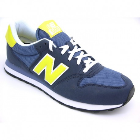 Zapatillas/NEW BALANCE:GM500SMN 44.5 MARINO/AMARIL